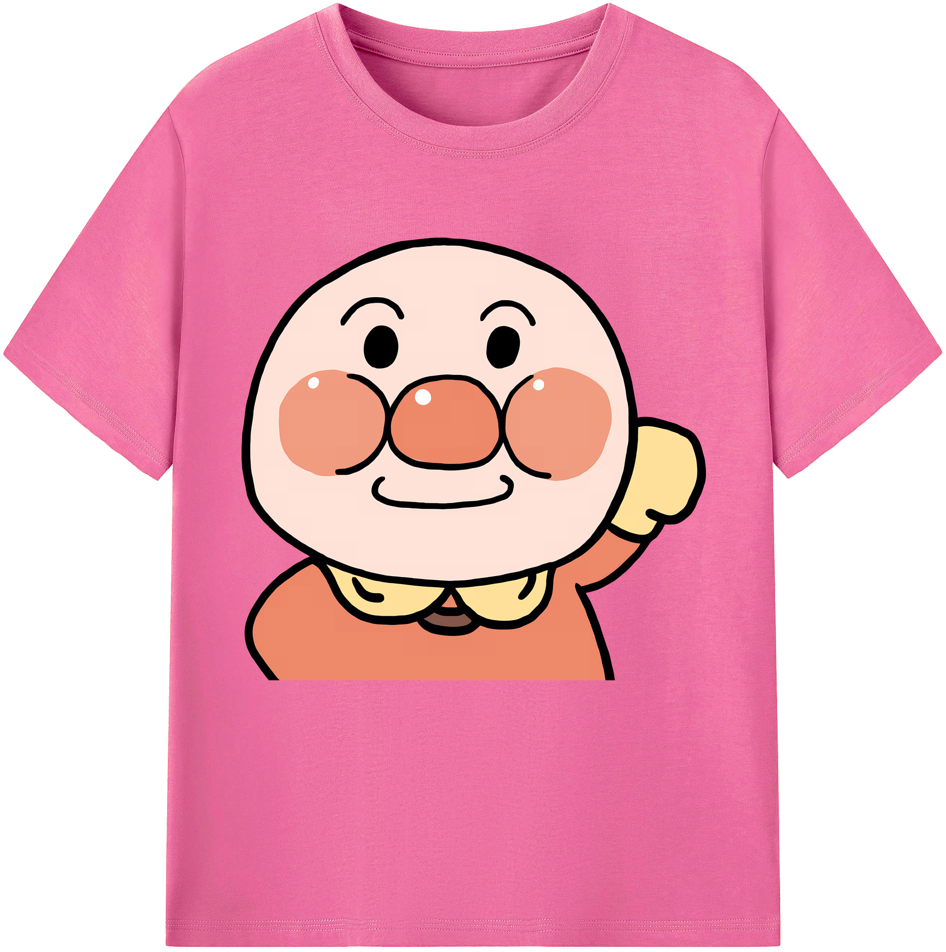 （画像用） アンパンマン Anpanman レディースカジュアルプリントTシャツ（綿100％）